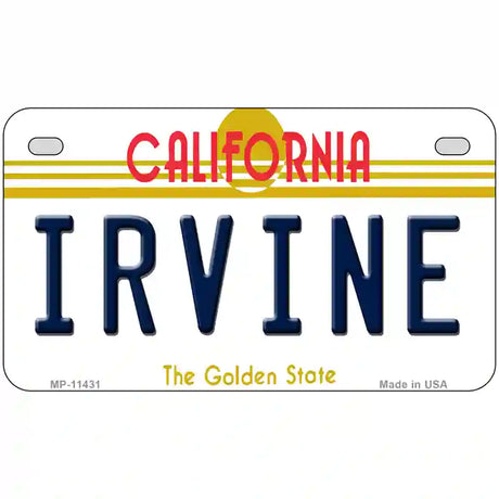 Irvine California Novelty License Plate 7" x 4" (MP)