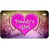 Daddys Girl Novelty License Plate 7" x 4" (MP)