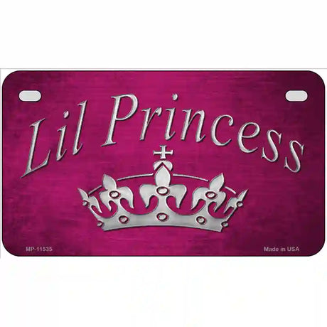 Lil Princess Novelty License Plate 7" x 4" (MP)