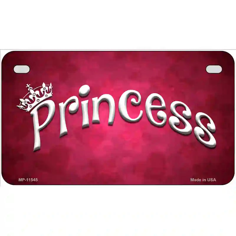 Princess Novelty License Plate 7" x 4" (MP)