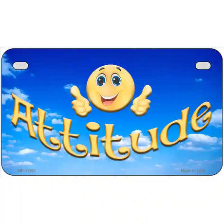 Attitude Novelty License Plate 7" x 4" (MP)