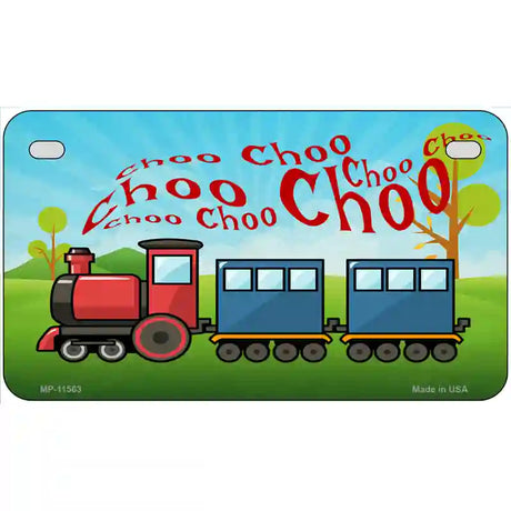 Choo Choo Novelty License Plate 7" x 4" (MP)