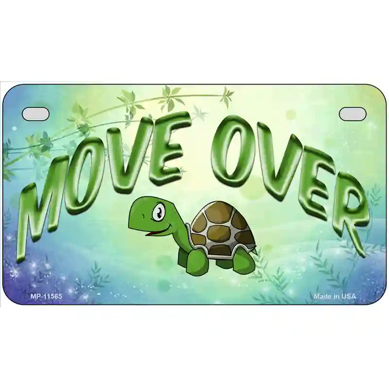 Move Over Novelty License Plate 7" x 4" (MP)