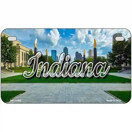 Indiana Sunny Park Novelty Metal State License Plate 7" x 4" (MP)