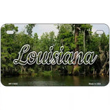 Louisiana Swamp Novelty Metal State License Plate 7" x 4" (MP)