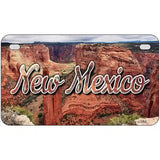 New Mexico Red Canyon Novelty Metal State License Plate 7" x 4" (MP)