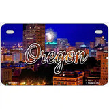 Oregon Firework City Lights Novelty Metal State License Plate 7" x 4" (MP)