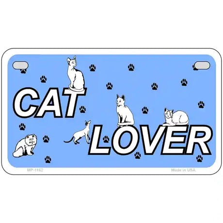 Cat Lover Novelty Metal License Plate 7" x 4" (MP)