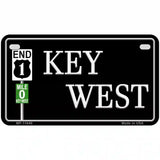 Key West Highway Sign Novelty License Plate 7" x 4" (MP)