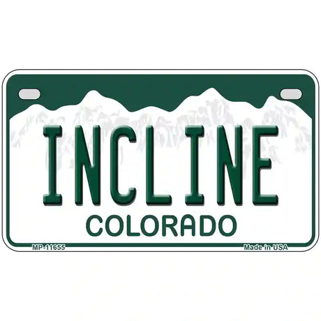 Incline Colorado Novelty License Plate 7" x 4" (MP)