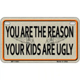 You Are The Reason Novelty License Plate 7" x 4" (MP)