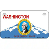 Washington Seal And State Novelty License Plate 7" x 4" (MP)