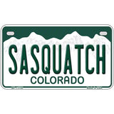 Sasquatch Colorado Novelty License Plate 7" x 4" (MP)