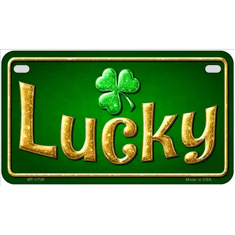 Lucky Irish Novelty License Plate 7" x 4" (MP)