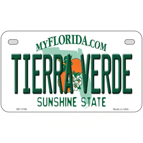 Tierra Verde Florida Novelty License Plate 7" x 4" (MP)