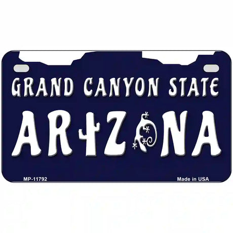 Arizona Grand Canyon State Novelty License Plate 7" x 4" (MP)