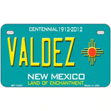 Valdez New Mexico Novelty License Plate 7" x 4" (MP)