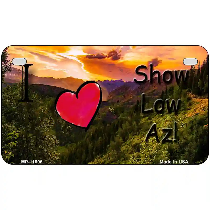 Show Low Valley Arizona Novelty License Plate 7" x 4" (MP)