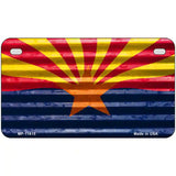 Arizona Flag Novelty License Plate 7" x 4" (MP)