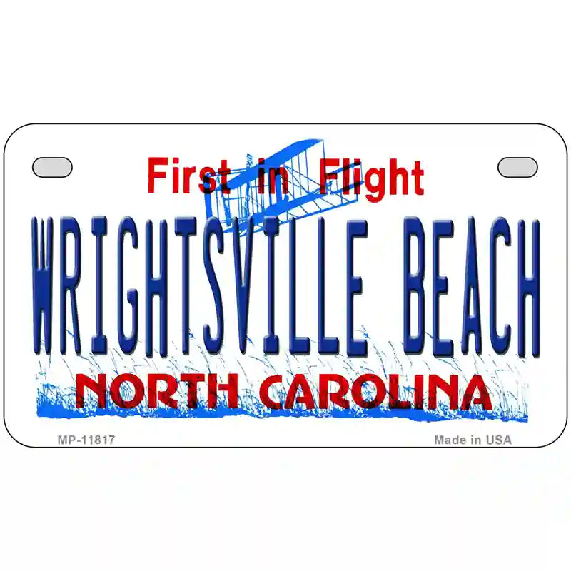 Wrightsville Beach North Carolina Novelty License Plate 7" x 4" (MP)