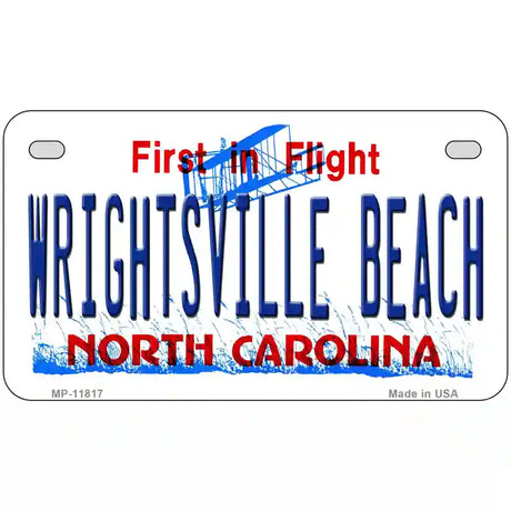 Wrightsville Beach North Carolina Novelty License Plate 7" x 4" (MP)