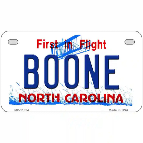 Boone North Carolina Novelty License Plate 7" x 4" (MP)