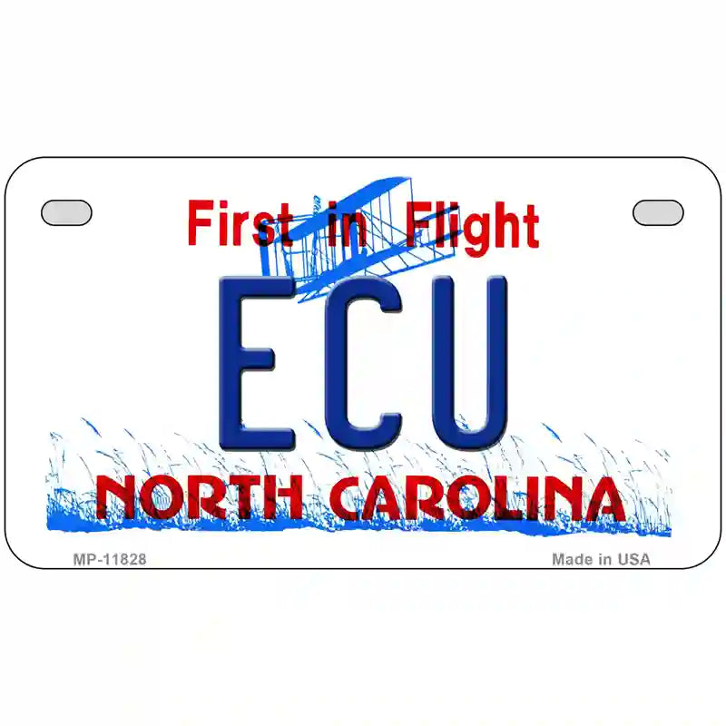 ECU North Carolina Novelty License Plate 7" x 4" (MP)