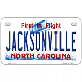 Jacksonville North Carolina Novelty License Plate 7" x 4" (MP)