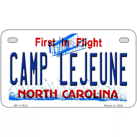 Camp Lejeune North Carolina Novelty License Plate 7" x 4" (MP)