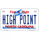 High Point North Carolina Novelty License Plate 7" x 4" (MP)