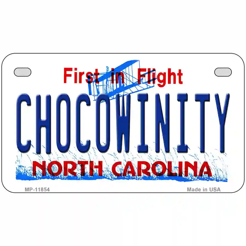 Chocowinity North Carolina Novelty License Plate 7" x 4" (MP)