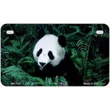 Panda Bear Novelty Metal License Plate 7" x 4" (MP)