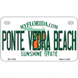 Florida Ponte Vedra Beach Novelty Metal License Plate 7" x 4" (MP)