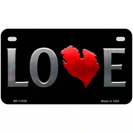 Lower Peninsula Novelty Metal License Plate 7" x 4" (MP)