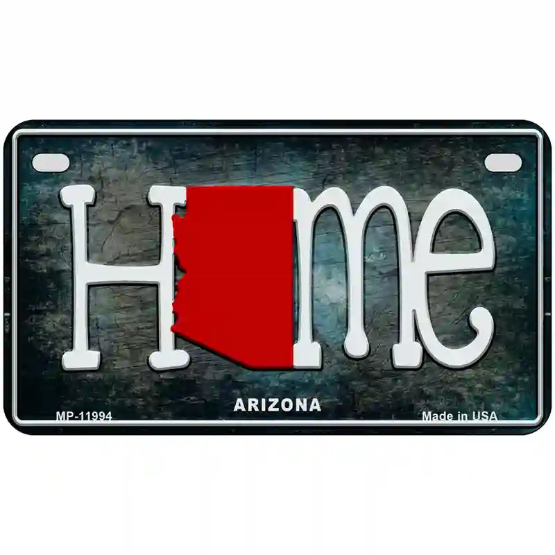 Arizona Home State Outline Novelty License Plate 7" x 4" (MP)