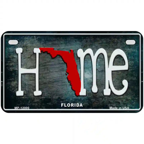 Florida Home State Outline Novelty License Plate 7" x 4" (MP)