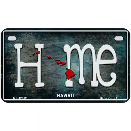 Hawaii Home State Outline Novelty License Plate 7" x 4" (MP)