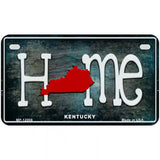 Kentucky Home State Outline Novelty License Plate 7" x 4" (MP)