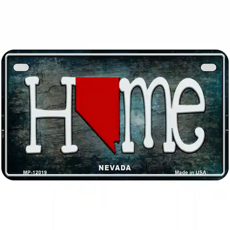 Nevada Home State Outline Novelty License Plate 7" x 4" (MP)