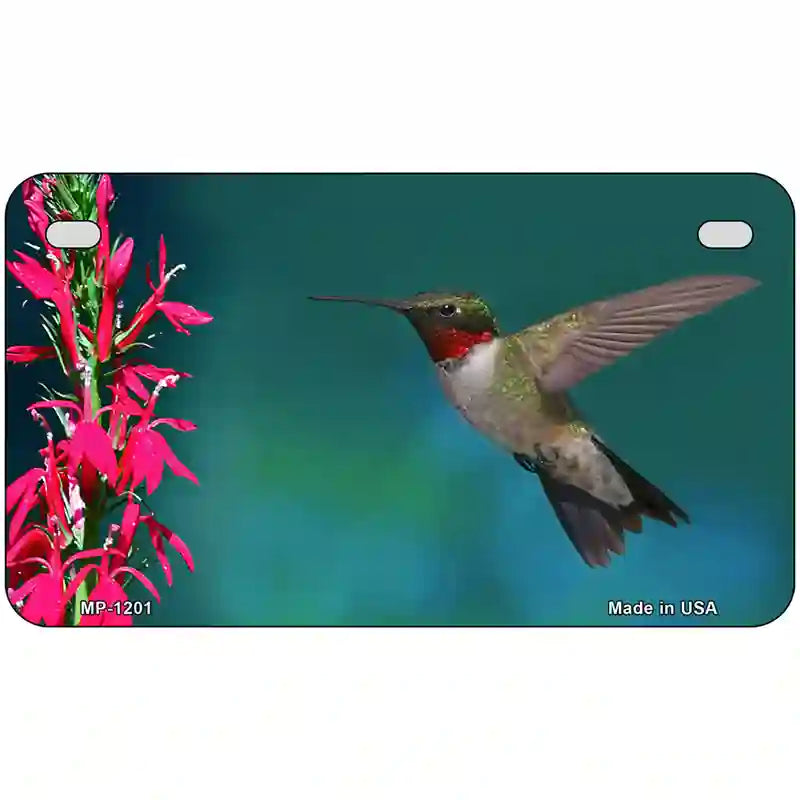 Humming Bird Novelty Metal License Plate 7" x 4" (MP)