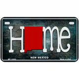 New Mexico Home State Outline Novelty License Plate 7" x 4" (MP)