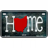 Ohio Home State Outline Novelty License Plate 7" x 4" (MP)