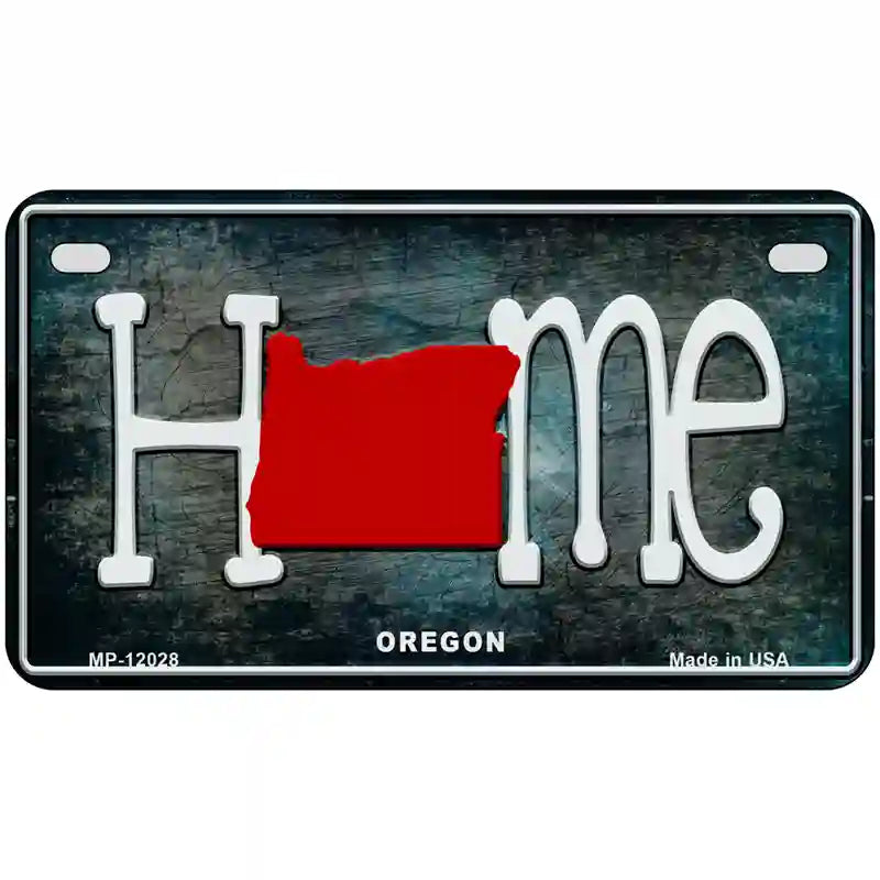 Oregon Home State Outline Novelty License Plate 7" x 4" (MP)