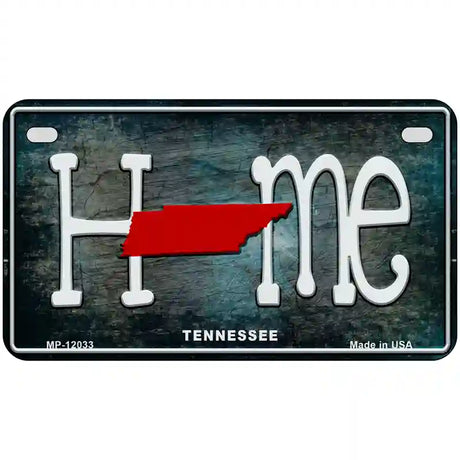 Tennessee Home State Outline Novelty License Plate 7" x 4" (MP)