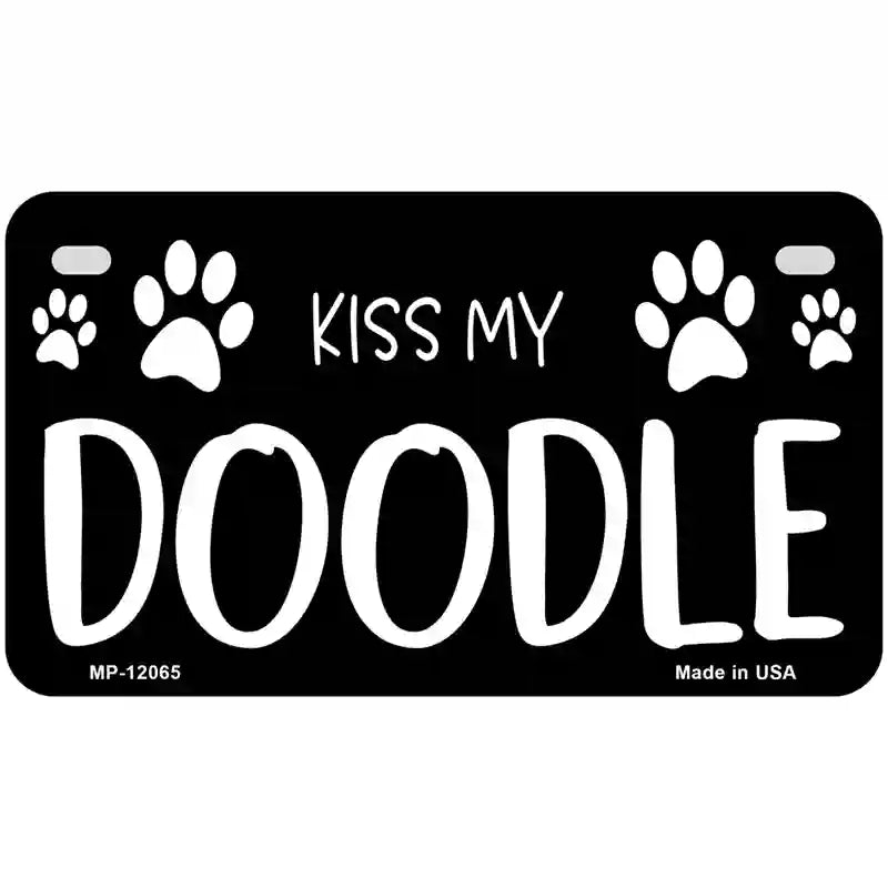 Kiss My  Novelty Metal License Plate 7" x 4" (MP)