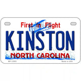 Kinston North Carolina State Novelty Metal License Plate 7" x 4" (MP)