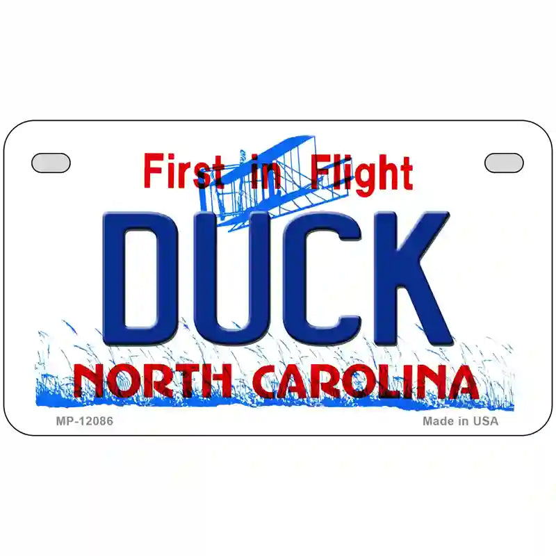 Duck North Carolina State Novelty Metal License Plate 7" x 4" (MP)