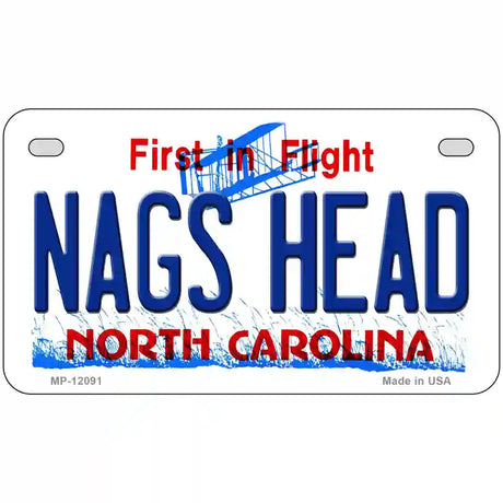 Nags Head North Carolina State Novelty Metal License Plate 7" x 4" (MP)