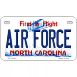 Air Force North Carolina State Novelty Metal License Plate 7" x 4" (MP)