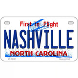 Nashville North Carolina State Novelty Metal License Plate 7" x 4" (MP)